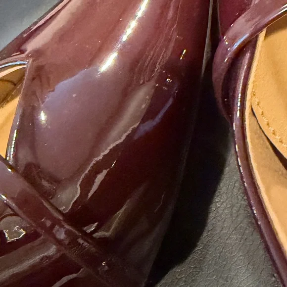 Kohl’s pumps with sling back- burgundy maroon color size 9.5 women’s, never worn - Picture 2 of 6